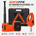 Kit Cric Elettrico Idraulico 5T 3 in 1